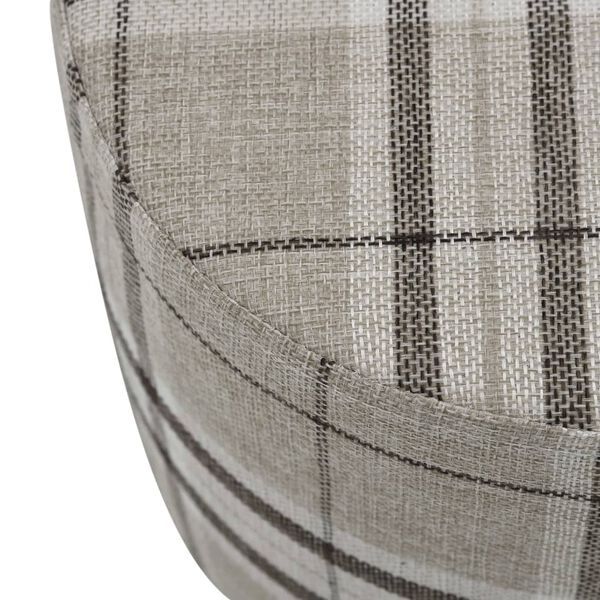 288034 vidaXL Stool Block Fabric Round