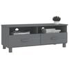 vidaXL Έπιπλο Τηλεόρασης HAMAR Σκ. Γκρι 106x40x40εκ. Μασίφ Ξύλο Πεύκου