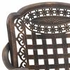 vidaXL Καρέκλα Κήπου 2 pcs Μπρονζέ 55 x 56.5 x 91εκ Αλουμίνιο