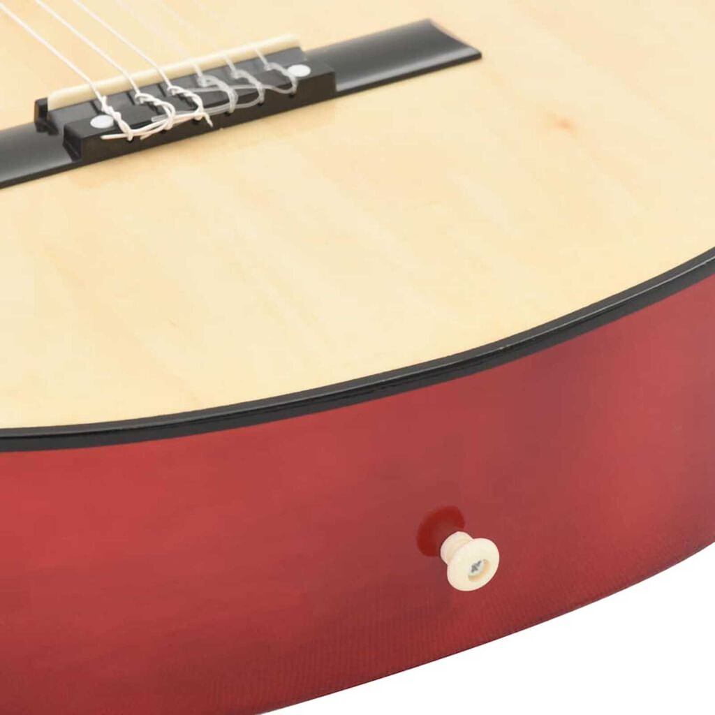 vidaXL Κιθάρα Western Classical Cutaway με Ισοσταθμιτή 6 Χορδές Μαύρη
