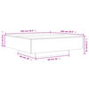 vidaXL Τραπεζάκι Σαλονιού με Φώτα LED Γκρι Sonoma 100x100x31 εκ.