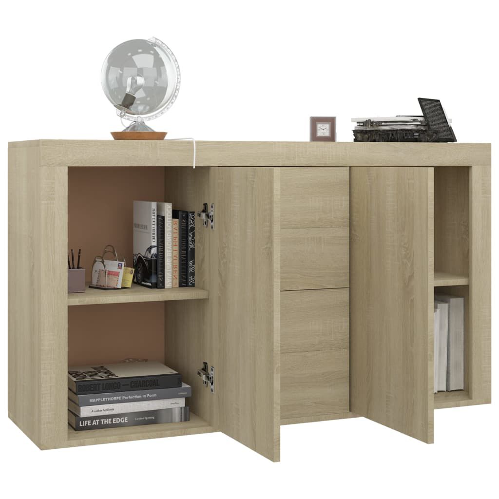 vidaXL Μπουφές Sonoma Δρυς 120 x 36 x 69 εκ. από Επεξ. Ξύλο