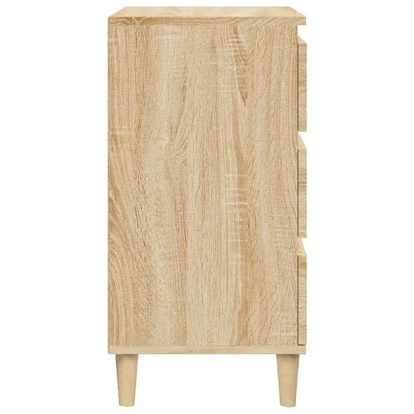 vidaXL Κομοδίνο Sonoma Δρυς 40x35x70 εκ. από Επεξεργασμένο Ξύλο