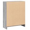 vidaXL Βιβλιοθήκη Γκρι Sonoma 60x24x76 εκ. από Επεξεργασμένο Ξύλο