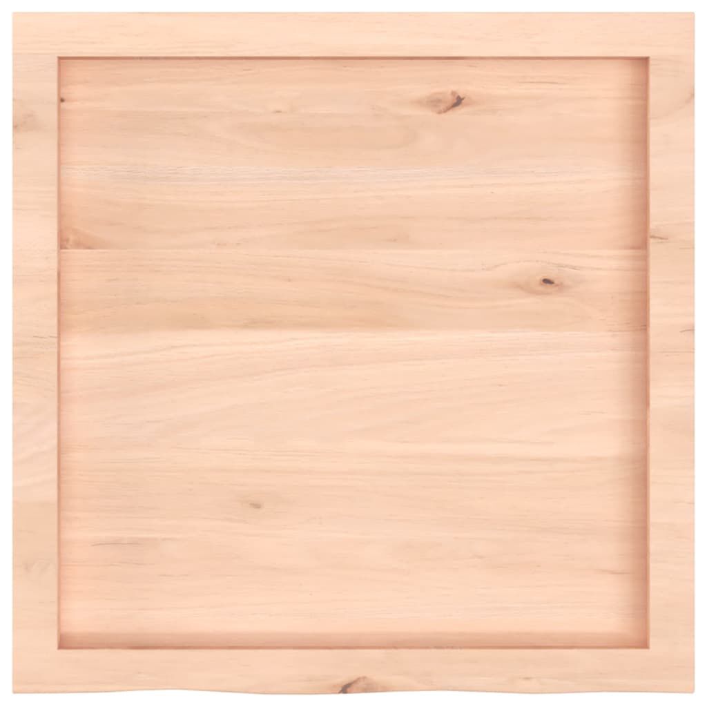 vidaXL Ράφι Τοίχου 60x60x(2-4) εκ. από Ακατέργαστο Μασίφ Ξύλο Δρυός