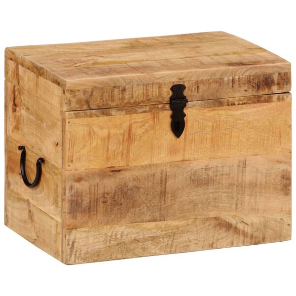 vidaXL Μπαούλο Αποθήκευσης 39 x 28 x 31 εκ. από Μασίφ Ξύλο Μάνγκο