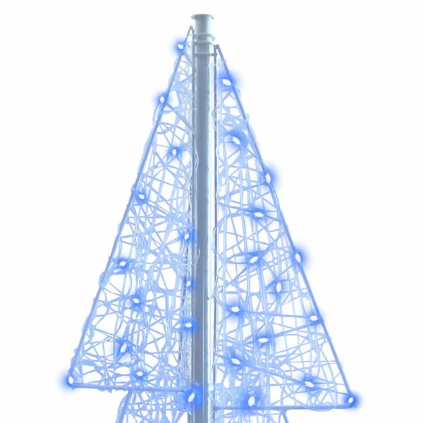 vidaXL Χριστουγεννιάτικο Δέντρο με 240 LED Μπλε 180 cm Ακρυλικό