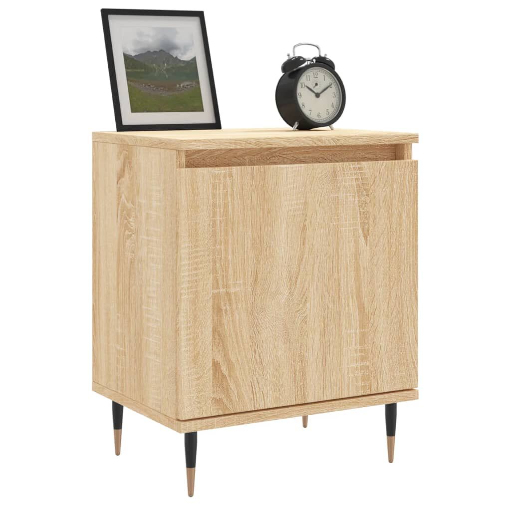 vidaXL Κομοδίνα 2 τεμ. Sonoma Δρυς 40x30x50 εκ. από Επεξεργασμένο Ξύλο