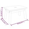 vidaXL Σκαμπό 38 x 26 x 22 εκ. από Μασίφ Ξύλο Ακακίας