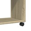 vidaXL Βοηθητικό Τραπέζι με Ρόδες Sonoma Δρυς 70x35x60 εκ. Επεξ. Ξύλο
