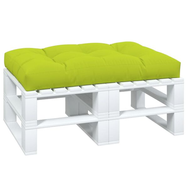 vidaXL Μαξιλάρι Παλέτας Αν. Πράσινο 120 x 80 x 12 εκ. Υφασμάτινο