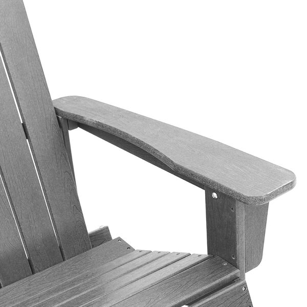 vidaXL Καρέκλα Rocking Adirondack Ανοιχτό γκρι 73.5x92x90 εκ. HDPE