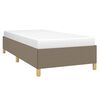 vidaXL Σκελετός Κρεβατιού Χωρίς Στρώμα Taupe 100 x 200 εκ. Υφασμάτινο