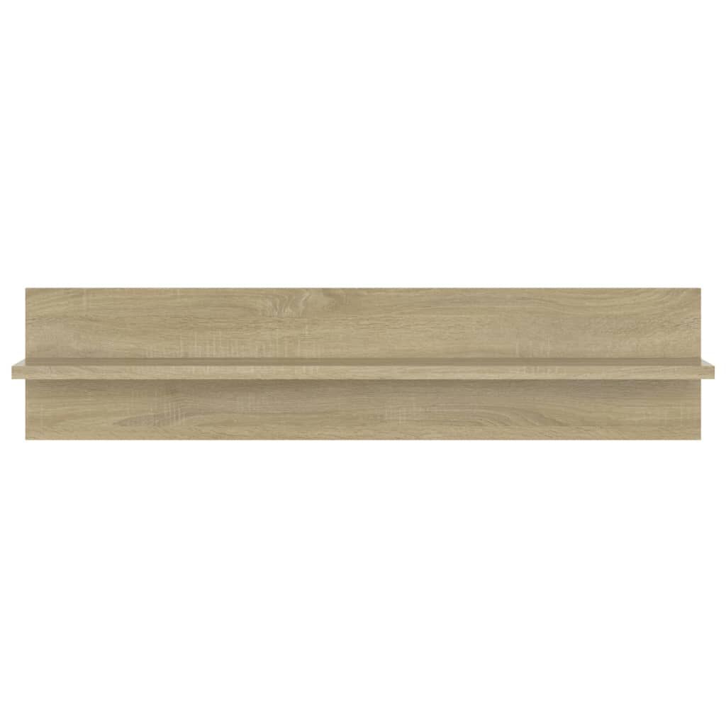vidaXL Ραφιέρες Τοίχου 2 τεμ. Sonoma Δρυς 80 x 11,5 x 18εκ Μοριοσανίδα