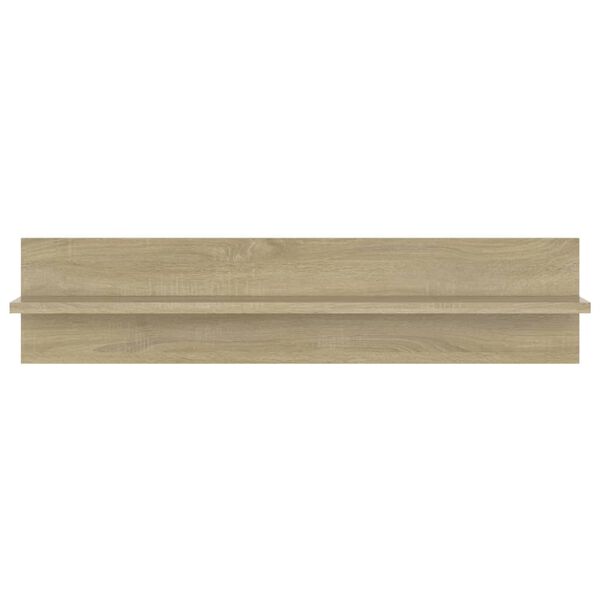 vidaXL Ραφιέρες Τοίχου 2 τεμ. Sonoma Δρυς 80 x 11,5 x 18εκ Μοριοσανίδα