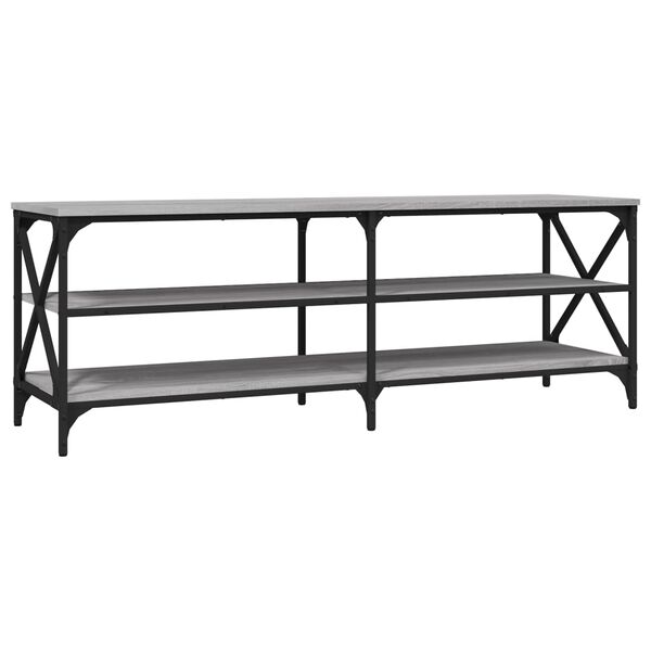 vidaXL Έπιπλο Τηλεόρασης Γκρι Sonoma 140x40x50 εκ. από Επεξεργ. Ξύλο