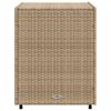 vidaXL Ντουλάπι Αποθήκευσης Κήπου Beige 55x59x69 εκ. Συνθετικό Ρατάν