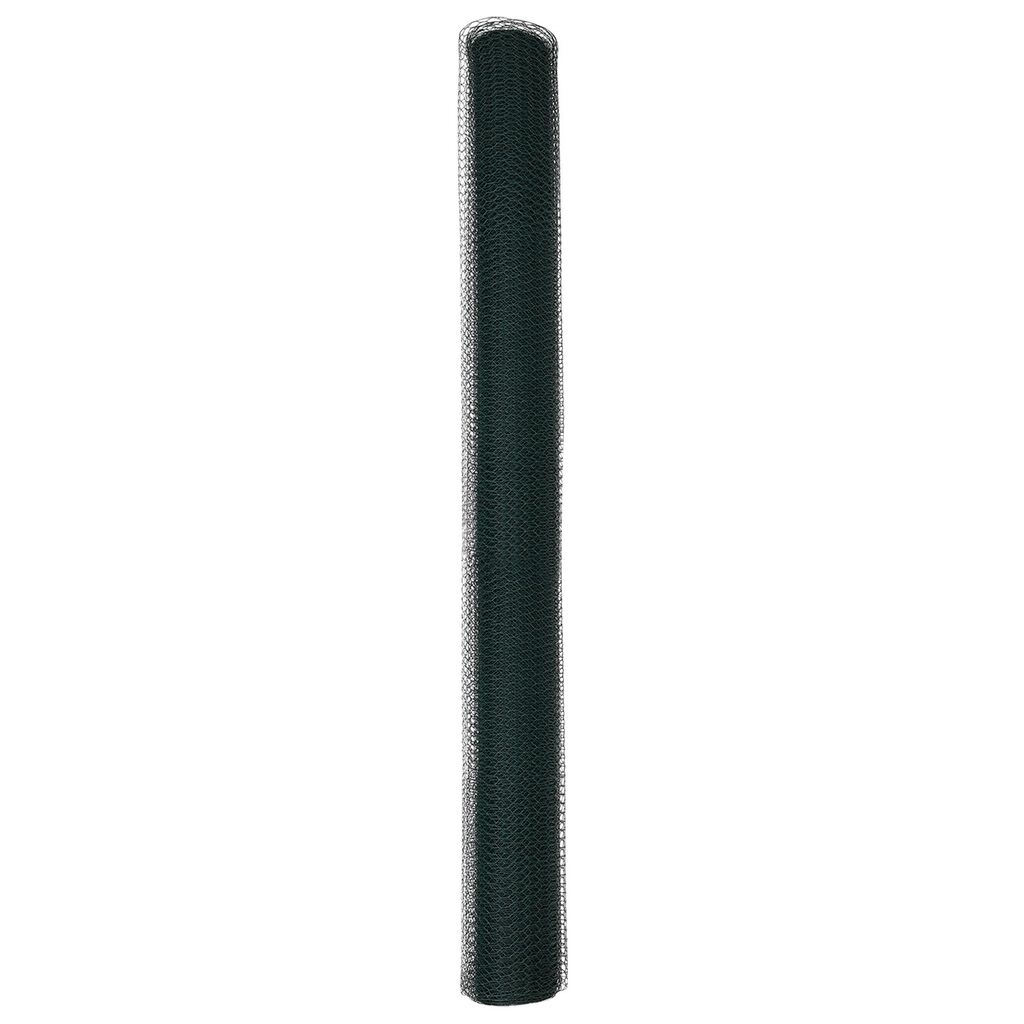 vidaXL Εξάγωνη Περίφραξη Πράσινη 1.6x100 μ Χάλυβας