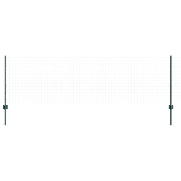 vidaXL Πό posts φράχτη 22 pcs Πράσινο 120 cm Ατσάλι