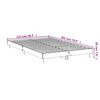 vidaXL Πλαίσιο Κρεβατιού Χωρ. Στρώμα Sonoma Δρυς 120x200εκ. Επ. Ξύλο