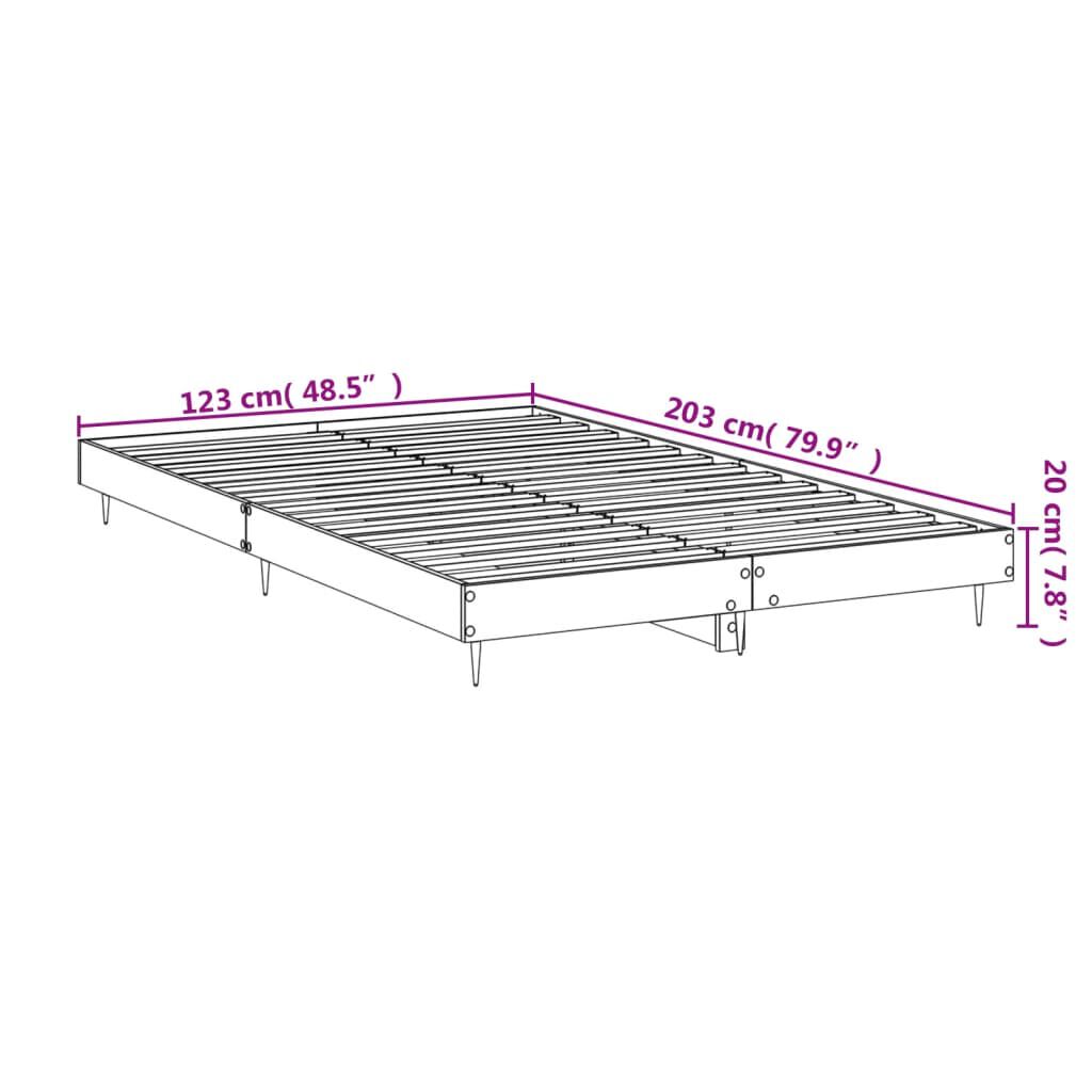 vidaXL Πλαίσιο Κρεβατιού Χωρ. Στρώμα Sonoma Δρυς 120x200εκ. Επ. Ξύλο