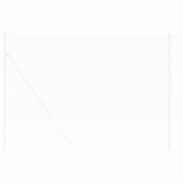 vidaXL Συγκολλητός φράχτης από σύρμα Ασημί 1.2 x 25 m Ατσάλι