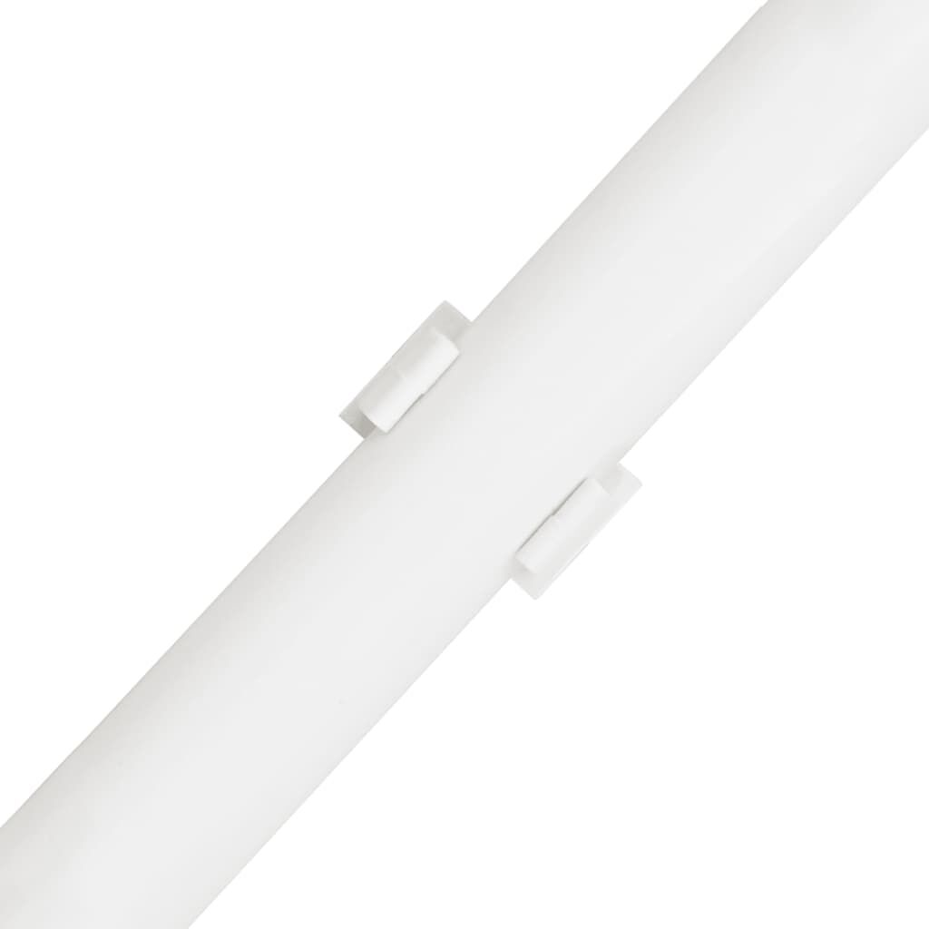 vidaXL Κανάλι Καλωδίων με Κλιπ Ø30 χιλ. 10 μ. από PVC