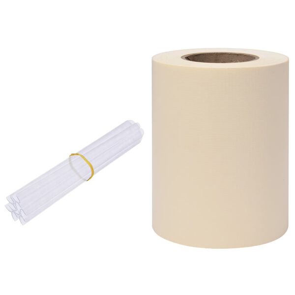 vidaXL Περίφραξη Προστατευτική Κρεμ 35 x 0,19 μ. από PVC