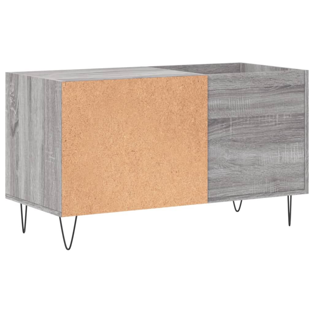 vidaXL Δισκοθήκη Γκρι Sonoma 85 x 38 x 48 εκ. από Επεξεργασμένο Ξύλο