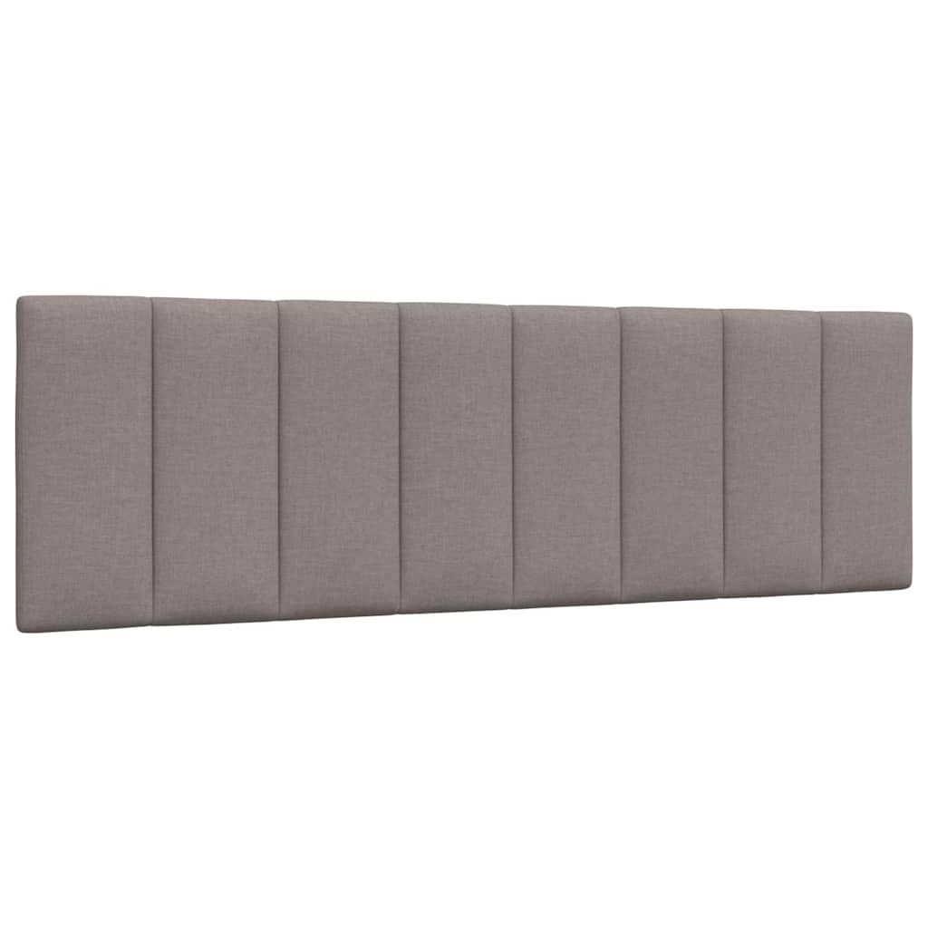 vidaXL Σκελετός Κρεβατιού Χωρίς Στρώμα Taupe 160x200 εκ. Υφασμάτινο