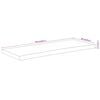 vidaXL Πάγκος Μπάνιου Ορθογώνιος 140x60x2,5 εκ. από Μασίφ Ξύλο Ακακίας