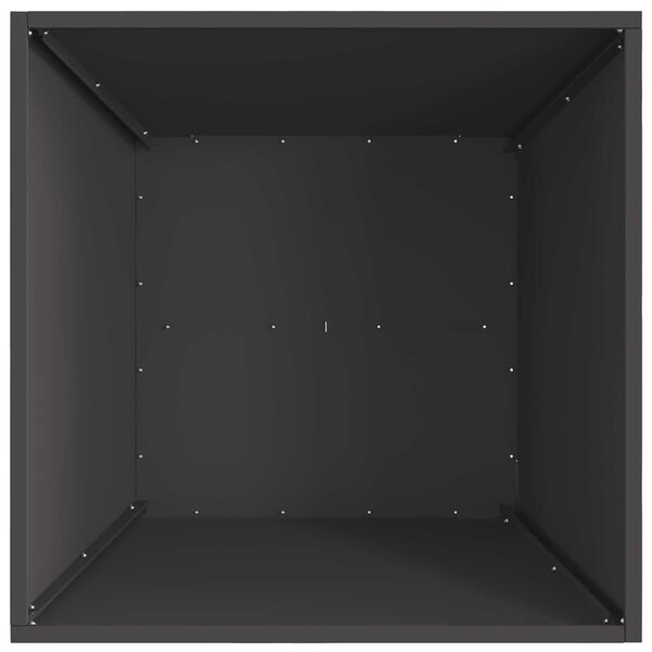 vidaXL Φωτιά Μαύρο 60 x 60 x 30 cm Κρύα έλαση από χάλυβα