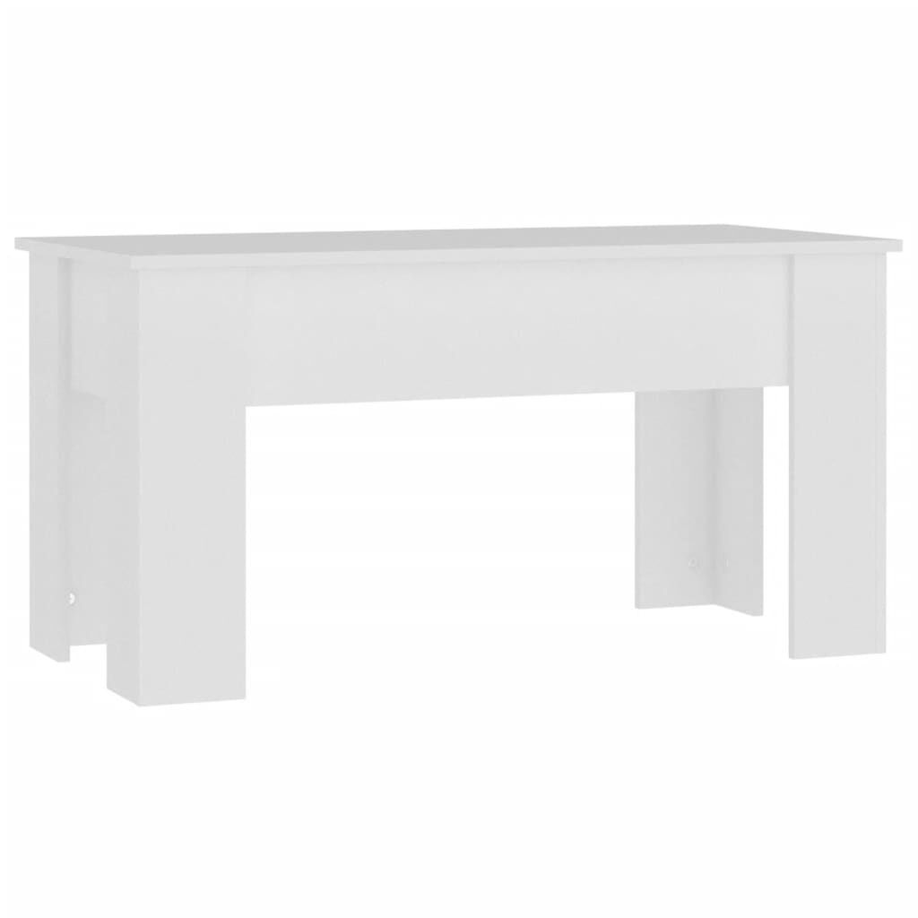 vidaXL Τραπεζάκι Σαλονιού Λευκό 101 x 49 x 52 εκ. Επεξεργασμένο Ξύλο