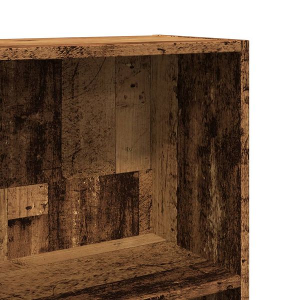 vidaXL Βιβλιοθήκη Όψη Παλαιού Ξύλου 40x24x143 εκ. Επεξεργασμένο Ξύλο