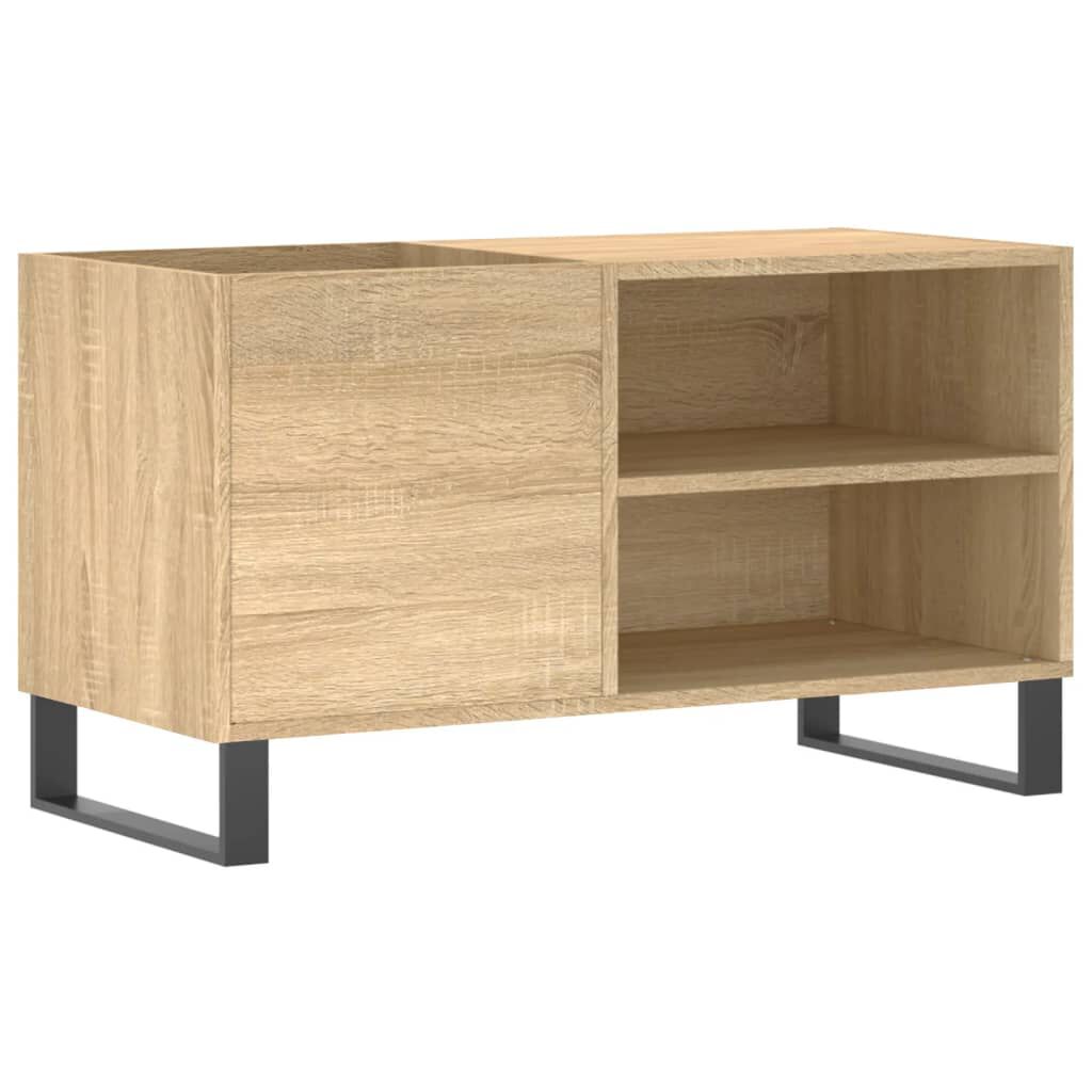 vidaXL Δισκοθήκη Sonoma Δρυς 85 x 38 x 48 εκ. από Επεξεργασμένο Ξύλο