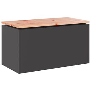 vidaXL &Pi;&alpha;&gamma;&kappa;ά&kappa;&iota; &kappa;ή&pi;&omicron;&upsilon; &Mu;&alpha;ύ&rho;&omicron; 80 x 40 x 43 &epsilon;&kappa; &Alpha;&tau;&sigma;ά&lambda;&iota;