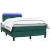 vidaXL &Kappa;&rho;&epsilon;&beta;ά&tau;&iota; Boxspring &mu;&epsilon; &Sigma;&tau;&rho;ώ&mu;&alpha; & LED &Sigma;&kappa;&omicron;ύ&rho;&omicron; &Pi;&rho;ά&sigma;&iota;&nu;&omicron; 120x210&epsilon;&kappa;. &Beta;&epsilon;&lambda;&omicron;ύ&delta;&iota;&nu;&omicron;