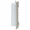 vidaXL Εξωτερικά Φωτιστικά Τοίχου 2 pcs Ασημί 23.5 x 10.5 x 26 εκ