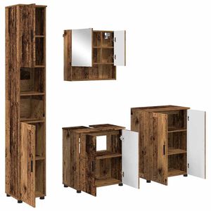 vidaXL &Sigma;&epsilon;&tau; &Epsilon;&pi;ί&pi;&lambda;&omega;&nu; &Mu;&pi;ά&nu;&iota;&omicron;&upsilon; 4 &tau;&mu;&chi;. &Pi;&alpha;&lambda;&iota;ό &Xi;ύ&lambda;&omicron; 61 x 35 x 64 &epsilon;&kappa;.
