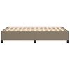 vidaXL Σκελετός Κρεβατιού Χωρίς Στρώμα Taupe 120x200 εκ. Υφασμάτινο