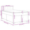 vidaXL &Kappa;&rho;&epsilon;&beta;ά&tau;&iota; Boxspring &mu;&epsilon; &Sigma;&tau;&rho;ώ&mu;&alpha; &Mu;&pi;&lambda;&epsilon; 120x190 &epsilon;&kappa;. &Beta;&epsilon;&lambda;&omicron;ύ&delta;&iota;&nu;&omicron;
