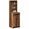 vidaXL Highboard Παλιό ξύλο 40 x 40,5 x 135 εκ. Επεξεργασμένο ξύλο