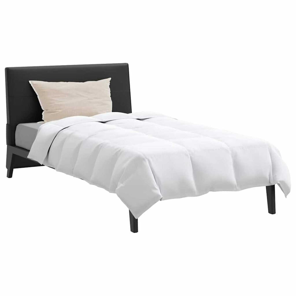vidaXL Σετ Κουβέρτας με μαξιλάρι 2 pcs Λευκό 140 x 220 cm Πούπουλο