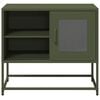 vidaXL Έπιπλο Τηλεόρασης Πράσινο Λαδί 68,5x39x60,5 εκ. από Ατσάλι