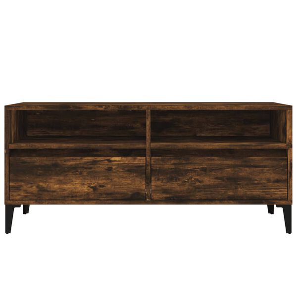 vidaXL Έπιπλο Τηλεόρασης Καπνιστή Δρυς 100x34,5x44,5 εκ. Επεξ. Ξύλο