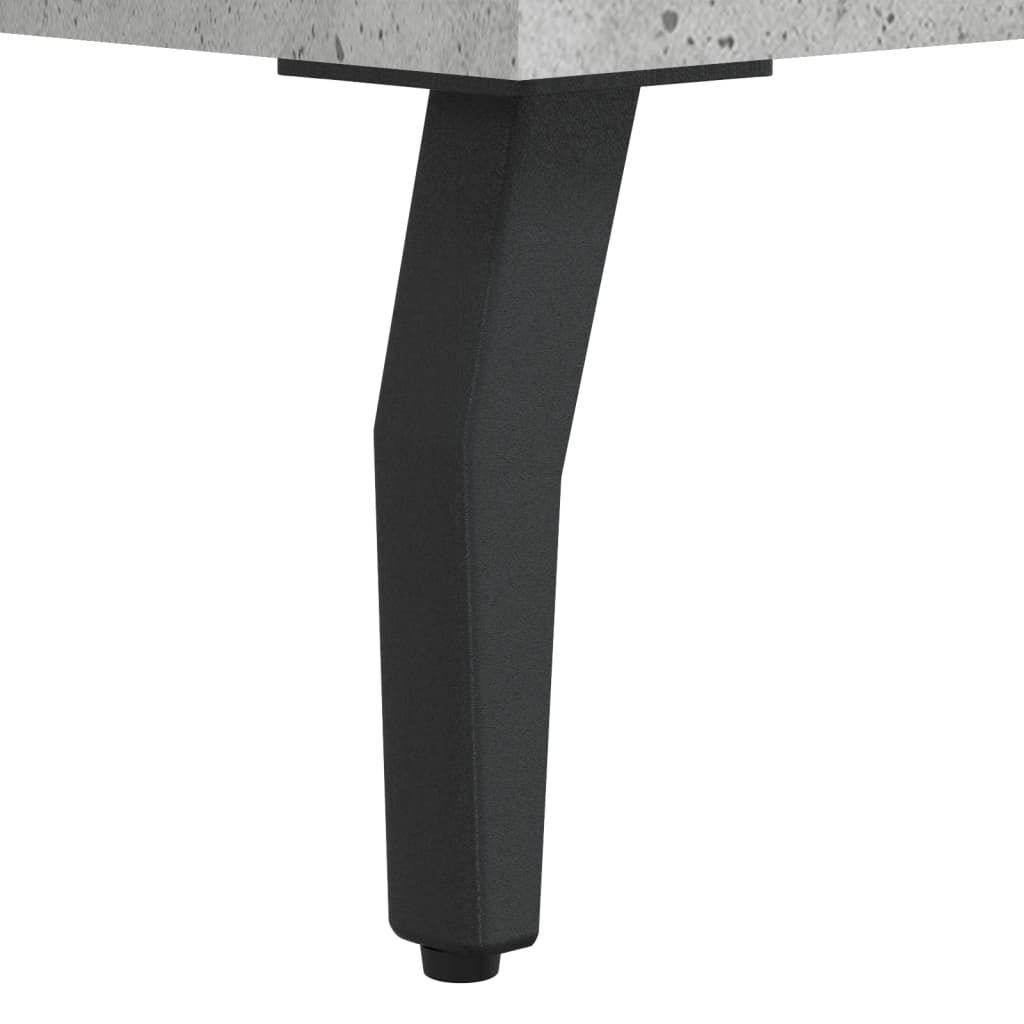 vidaXL Ντουλάπι Γκρι Σκυροδέματος 34,5x34x180 εκ. Επεξεργασμένο Ξύλο