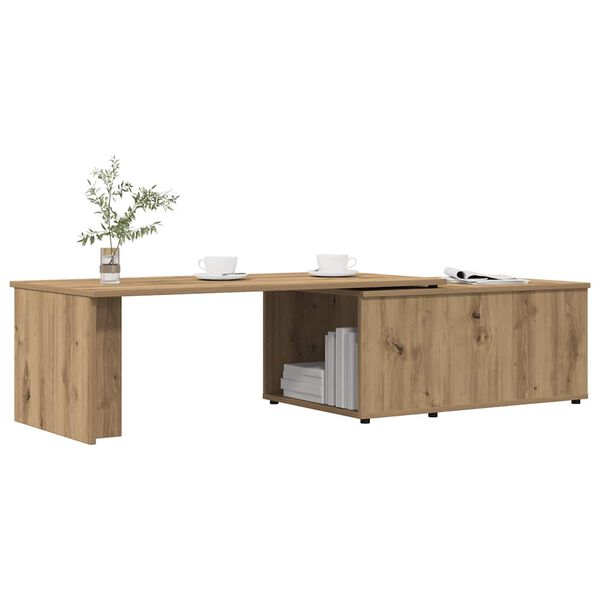 vidaXL &Tau;&rho;&alpha;&pi;&epsilon;&zeta;ά&kappa;&iota; &sigma;&alpha;&lambda;&omicron;&nu;&iota;&omicron;ύ Artisan Oak 150x50x35 cm &Kappa;&alpha;&tau;&alpha;&sigma;&kappa;&epsilon;&upsilon;&alpha;&sigma;&mu;έ&nu;&omicron; &xi;ύ&lambda;&omicron;