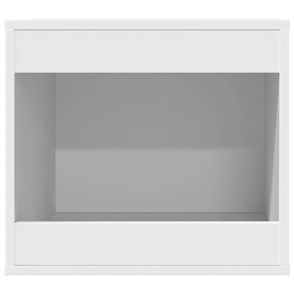vidaXL Τουαλέτα Γάτας Περίφραξη Λευκό 47x59x42 εκ. Επεξεργασμ. Ξύλο