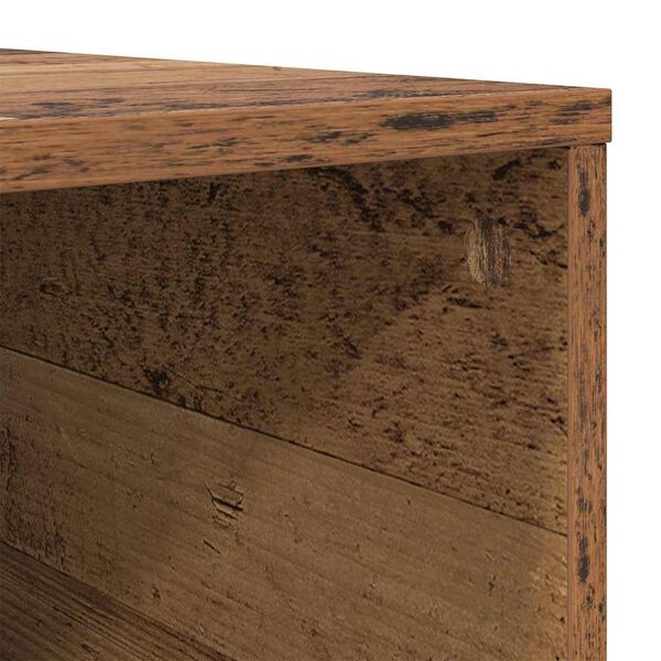 vidaXL Τραπεζάκι σαλονιού Παλαιό ξύλο 80 x 80 x 36.5 εκ