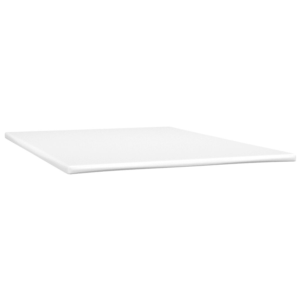 vidaXL Κρεβάτι Boxspring με Στρώμα Σκούρο Καφέ 140x190 εκ. Υφασμάτινο